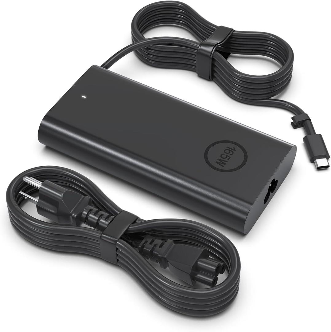 165W USB-C Laptop Charger Compatible with Dell Pro Max/Precision 5690 5680 | Compatible with Dell Precision 3581 3580 Pro Max 16 Premium MA16250 DA16250 DA165PM210 HA165PM210