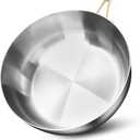 SUS316 Stainless Steel Frying Pan, 7-Layered Professional Skillets, 8 Inch Small PFOA and PTFE Free Cookware, Dishwasher and Oven Safe Saute Pans