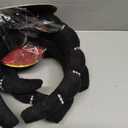 4 x black puffy padded spa headband decorated