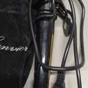 LANVIER 1.25 Inch Curling Iron, Extra Long Barrel 1 1/4 Inch Curling Iron for Long Hair up to 450F, Worldwide Dual Voltage Hair Curler for Traveling, Hair Waving Style Tool Black