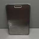 Titanium Cutting Board for Kitchen, Cutting Board Double Sided Food Grade, Pure Titanium/PP, Easy to Clean Large Size 1510.3 (15.6"L x 10.8"W, Silver)