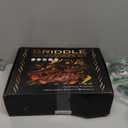 35PCS Griddle Accessories Kit, Flat Top Grill Accessories Set for Blackstone and Camp Chef, Grill Spatula Set with Enlarged Spatulas, Basting Cover, Scraper for Outdoor Barbecue