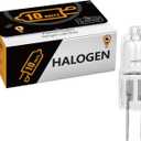 25 Pack CRYSTAL CLEAR LENSE 10 Watt AC DC 12V Light Bulb Replacement JC G4 2Pin Base Halogen Kitchen Table Pendant Lamp 12 Volt 10W Bi-Pin Warm Clear Bright White T3 Under Cabinet Puck Lighting