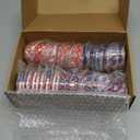 24 Pcs Labor Day Metal Bucket Bulk with Handle Tin Patriotic Pails Red White and Blue Buckets Gift Candy Snack Container for Labor Day Party Supplies 3.3'' W x 3.2'' H