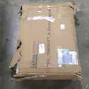 GarveeHome 82" Double Dog Crate Furniture, Large Dog Kennel Indoor for 2 Dogs, Heavy Duty Wooden Dog Crate TV Stand with 4 Drawers and Shelves, White/Brown