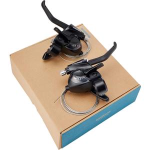 Shimano ST-EF41 EZ fire Plus STI Set for V-Brakes, 3x7 Speed (Black)