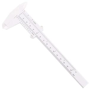 DIY Tool Woodworking Metalworking Plumbing Model Making 150mm 0.5 Vernier Caliper Measure Tool Vernier Calipers, White