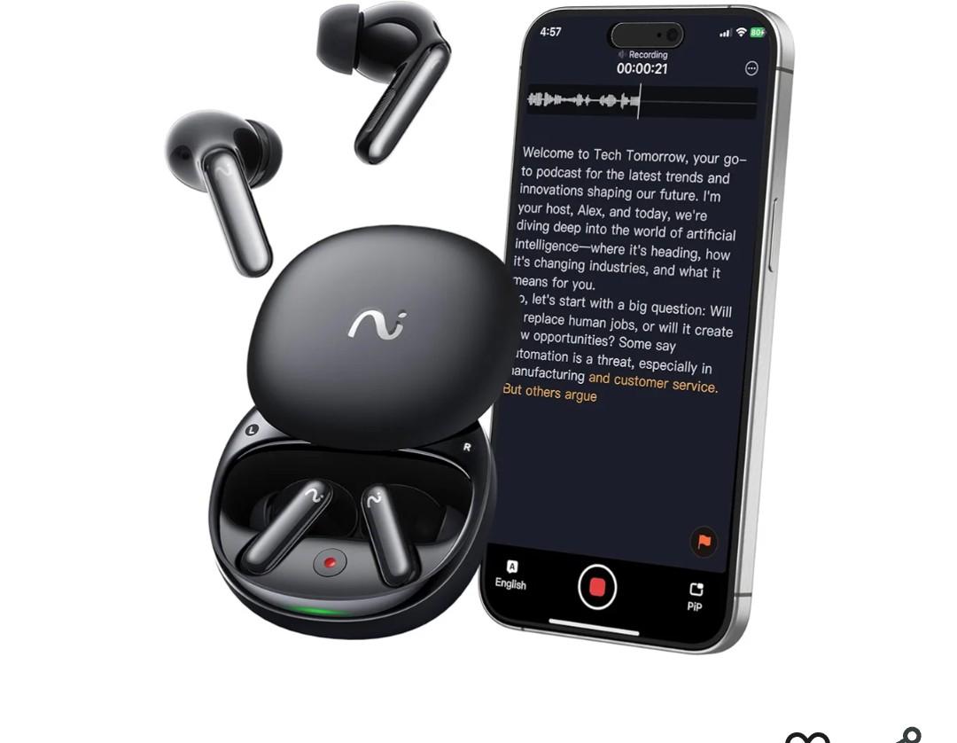 RecDot AI Voice Recorder Earbuds & VIAIM NoteKit Computer AI Meeting Assistant, AI Meeting Assistant with Transcription, 16 Languages, FlashRecord, to-Do Lists & Summaries with viaim AI