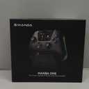 ManbaOne Interactive Screen Wireless Gaming Controller for PC/Switch/Switch 2/iOS/Android,Hall Effect Stick & Trigger,RGB Lighting,Remappable Buttons,1800mAh with Charging Dock (Black)