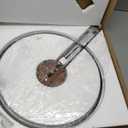 Modern Wall Clock Large Wall Clocks with Walnut Dial Silent Non-Ticking for Living Room Home Decor Bedroom Kitchen Office 17.8'' 24.4'' (Black, Medium)