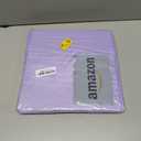 GRANNY SAYS 3 Shelf Hanging Closet Organizers and Storage, Collapsible Closet Storage Organizer with 2 Metal Hooks, Leak-Proof Hanging Shelves for Nursery, Kids Room, Bedroom, 1 Pack, Purple