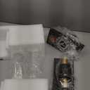 ZSMAIKU 19" Black and Gold Wall Sconces Set of Two, Modern Bathroom Light Fixtures, 2-Light Vanity Lights for Mirror, Indoor Wall Lamp Wall Mount Light for Bedroom, Living Room with Clear Glass E26 Base