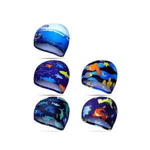 Geyoga 5Pcs Kids Swim Caps for Boys Girls Swimming Cap for Kids Toddler Swim Caps Youth Quick Dry Fun Cartoon Swimming Cap 1-6 Years Old