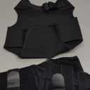 Dog Leg Braces for Torn ACL Hind Leg, with 4 Metal Stabilizers Support,Adjustable Dog Knee Braces for Back Leg, CCL, Luxating Patella, Ligament Injuries, Hip Dysplasia, XS (Black)