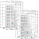 Blulu 2 Pcs Motion Detector Wire Cage, 7 x 5.8 x 4.5 Inch Steel Motion Detector Thermostat Damage Stopper Range Technology Protective Steel Wire Guard