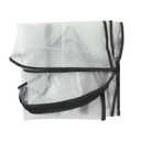 PVC Bag Hood Rain Cover Transparent Water Resistant Practical Hood Protection Applicable Ball Bags Strollers Shopping Carts Pull Carts  4ft x 37" 