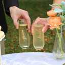 Lillian Rose Gold "Bride" Stemless Champagne Glass