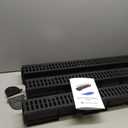 Vodaland - 4 Inch Easy 2 Premium Trench Drain Channel - Galvanized Stamped Steel Grating (3)