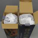 D&Z Plastic Table Cloth Disposable, 12 Pack Black Rectangle Tablecloth Individually Wrapped for Indoor&Outdoor, 54 x 108 Inch Table Cover for Party, Picnic, Birthday, Wedding & Dinner