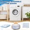 Dog Bed with Removable Washable Cover for Small Dogs Deluxe Plush Dog Crate Beds Comfy Kennel Pad Waterproof Lining and Blue Gel Memory Foam Memory FoamBlue 30 * 20 * 4in