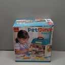 Lehoo Castle Veterinarian Playset for Kids, Pet Vet Toys Doctor Kit for Toddlers 3-5, Critter Clinic Toy with Keys, Pet Care Playset Hospital, Pretend Play Toy for Toddlers 1-3