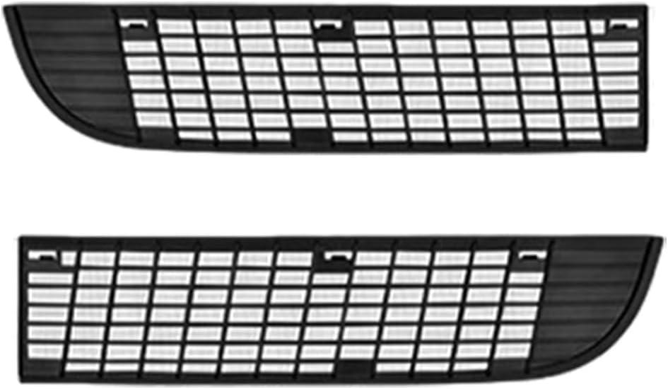 Riloer Air Inlet Grille Mesh Inserts, Car Air Inlet Vent Grille Cover Replacement, Compatible with Tesla Model Y Juniper 2025-2026, Black, 2 pcs (Small Grid)