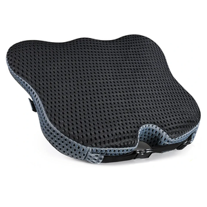 Soft Dense Memory Foam Car Seat Cushion for Driving - Seat Cushion for Car Seat Driver with Wedge Design & Raised Back to Broaden Vision, Provides Comfort for Lower Back & HIPS (Passenger Use Too)