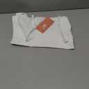 EUYZOU Womens 1 pK Tummy Control Shapewear Tank Tops Seamless V-Neck Compression Tank Tops Body Shaper Camisole, White Medium