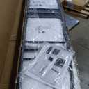 IDEALHOUSE Twin Daybed Without Trundle, Metal Twin Size Daybed, Steel Slat Support Sofa Bed for Living Room, Bedroom, Guest Room (Black-Without Trundle)