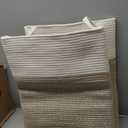 Large Woven Laundry Basket Hamper,60L Cotton Rope Storage Bin for Blankets,Toys and Clothes,Decorative Tall Nursery Hamper for Living Room,Baby Nursery,Bathroom and Bedroom,Brown