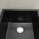 17 Inch Bar Sink Undermount Black-iAnomla 17x17 Undermount Bar Sink Bar Prep Sink Black Quartz Sink Wet Bar Single Bowl Kitchen Sink Small Rv Kitchen Sink with Bottom Grid