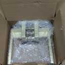 6 Pack Brushed Gold Door Handles, Interior Door Knob Heavy Duty, Flat Square Privacy Door Locks, Keyless Door Leverset for Bedroom and Bathroom