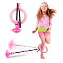 Skip Ball, Portable Foldable Colorful Flash Wheel Swing Ball, Kids Toys for Girls & Boys, Sports Fitness Toys for Kids & Adults. Gifts for Mom Women & Girls Toys Age 5-10 Years