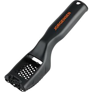 JORGENSEN Mini Wood Plane, Professional Surform Shaver Tool, 65MN Sharp Blade, Black ABS Plastic, Wood Shaver Tool for Woodworking - Suitable for Detailed Work, Lightweight, Easy to Carry, Rasp File