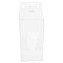 CHILDWEET Acrylic Face Mask Dispenser Wall Mounted with Open Top Cover, Single Compartment 100×95×240mm Mask Organizer Box for Entryway and Office Storage