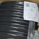 Land Guard 4x4x2ft Galvanized Raised Garden Bed Kit, Round Galvanized Planter Raised Garden Boxes Outdoor, Large Metal Raised Garden Beds for Vegetables, Grey 