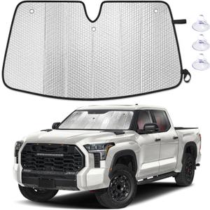 EcoNour Foldable Sun Shade Fit for Toyota Tundra 2022-2024 2025 2026