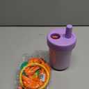 Kids Water Bottle with Carrying Rope and Straps | Ceramic liner 16oz for School and Trvels | Two Travel Carrying Options |