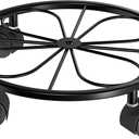1 Pack Rolling Plant Stands with Wheels - 10.24" Plant Caddy, 360 Rotatable and Lockable Plant Rollers, 80LB Weight Capacity, Plant Dolly for Moving Plant Wine Barrels Heavy Objects.