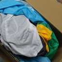 8FT Christmas Inflatables Giant Christmas Tree Yard Decoration, Xmas Blow Up Snowman Penguin Gift Box Outdoor Decorations with Falling Snow LED Lights for Holiday Lawn Decor, Xmas Gifts