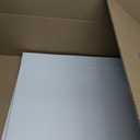 5 PCS Wire Shelf Covers PVC 22x16x3 inch for Pantry (Light Luxury White)