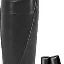 Zpana Car Trash Can with Lid, Leakproof Multifunctional Vehicle Cup Holder Garbage Bin Oraganizer Box with 30PCS Trash Bags, Mini Cute Auto Trash Storage Container, Universal Fit (Black)