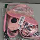 Petty Perry 10FT Hands Free Dog Leash for Small Medium Large Dogs, Heavy Duty Reflective Dog Leash with Traffic Handle, Seat Belt Buckle & Poop Bag Holder (Pink)