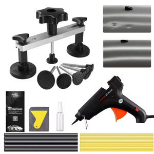 Super PDR Dent Puller Kit, Car Dent Removal Kit with Bridge Puller, Small Dent Puller for Auto Dent Removal, Small Dents, Door Dings and Hail Damage