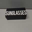 Sleek Wrap-Around Sports Sunglasses, Shatterproof Lenses, Black