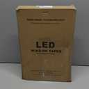 DRomance 9" Flameless Window Taper Candles Battery Operated with 8-Key Remote and Timer, 8 Pack White Christmas Holdiay Window Candles with Gold Holders, Suction Cups and AA Batteries Included