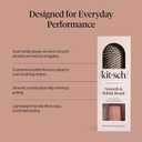 Kitsch Smooth & Polish Brush Dual Bristle Detangler Brush, Shine & Frizz Control Vegan Boar & Nylon Hair Brush with Cushioned Pad for Scalp Massage Hair Care Tool for All Hair Types - Terracotta