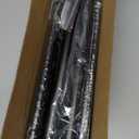 Black Long Curtain Rod Tension Shower Curtain Rods 30 to 120 inch Adjustable Spring Heavy Duty Rods for Bathroom Windows Outdoor No Drill No Slip Spliced and Telescopic Design