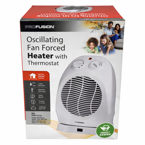 ProFusion Oscillating Fan Forced Heater with Thermostat