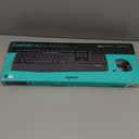 Logitech MK345 Wireless Keyboard and Mouse Combo with Palm Rest, 2.4 GHz USB Receiver, Compatible with PC, Laptop, Black
